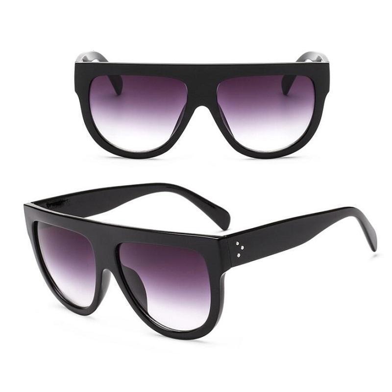 loomrack Oversized Glamrock Shades Sunglasses Black Gray