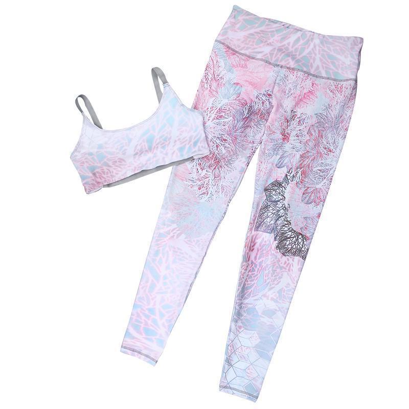 loomrack Pastel 2-Piece Yoga Set Yoga Sets