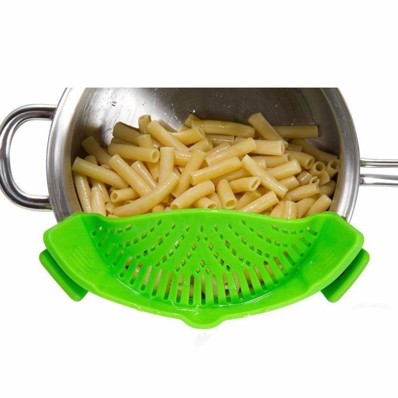 loomrack Perfect Fit Silicone Pot Bowl Clip-On Strainer Home Accessories