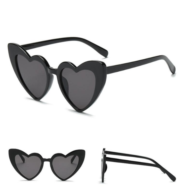 loomrack Pointed Cat Eye Heart Sunglasses Sunglasses