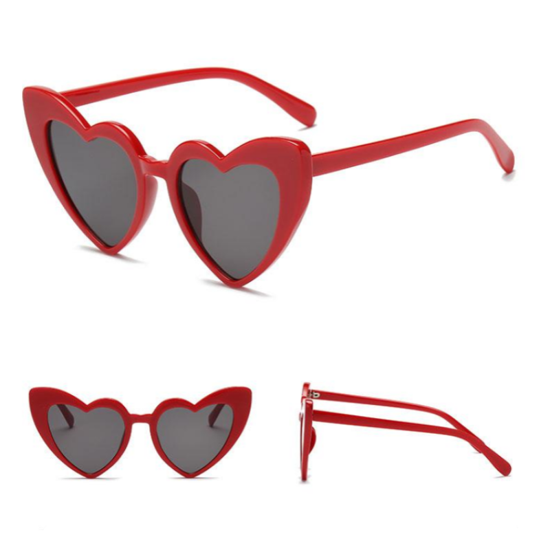 loomrack Pointed Cat Eye Heart Sunglasses Sunglasses