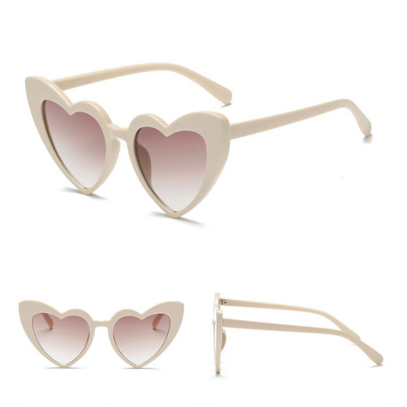 loomrack Pointed Cat Eye Heart Sunglasses Sunglasses