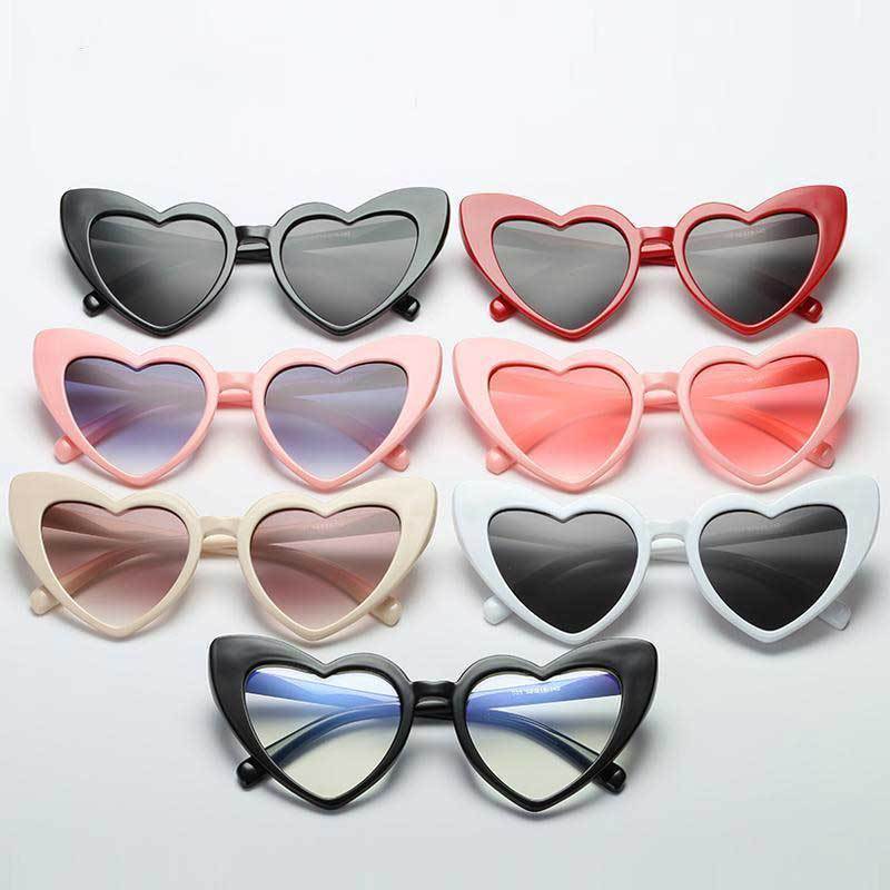 loomrack Pointed Cat Eye Heart Sunglasses Sunglasses