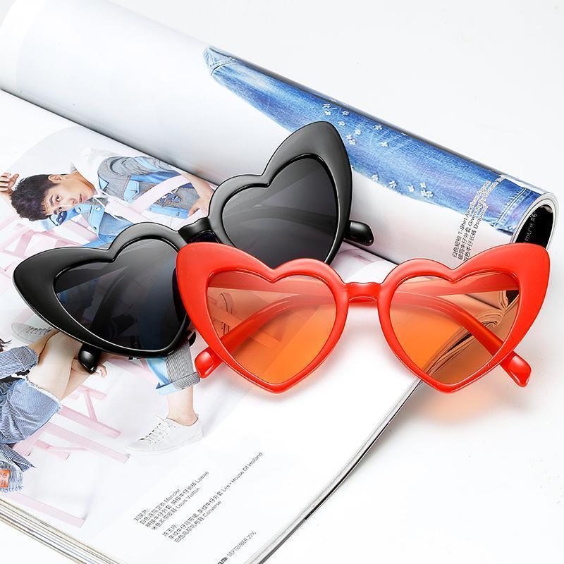 loomrack Pointed Cat Eye Heart Sunglasses Sunglasses