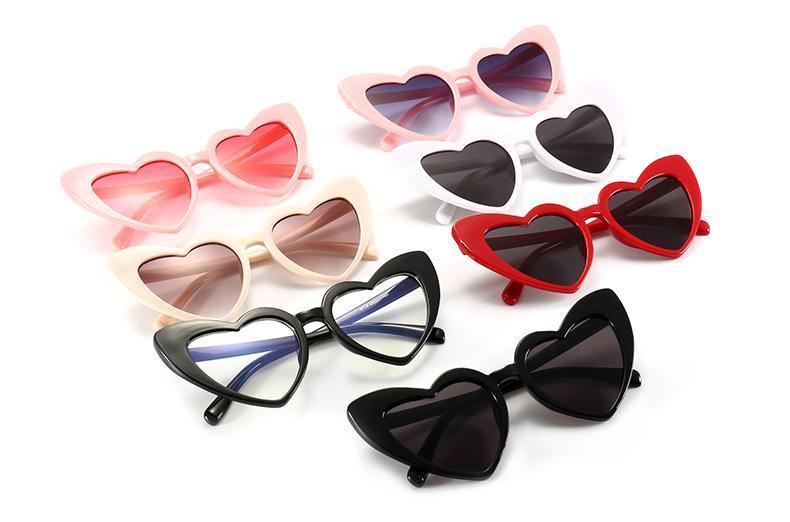 loomrack Pointed Cat Eye Heart Sunglasses Sunglasses