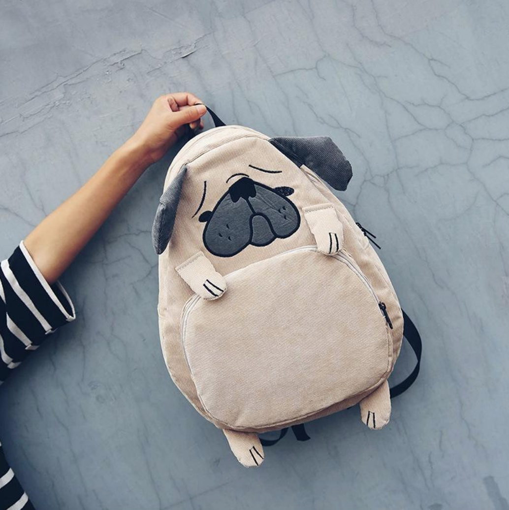 loomrack Pug Backpack Backpacks