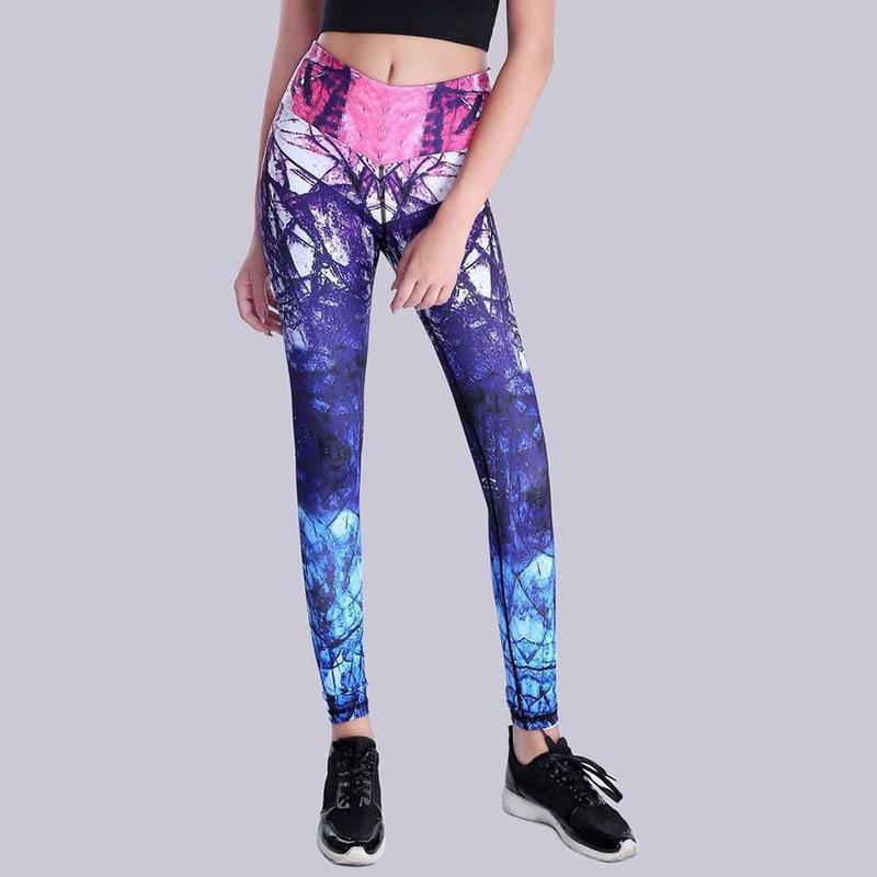 loomrack Push Up High Waist Graphic Leggings Leggings