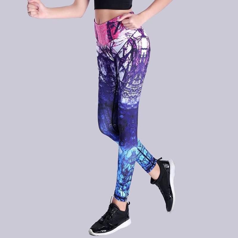 loomrack Push Up High Waist Graphic Leggings Leggings