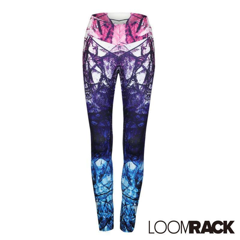 loomrack Push Up High Waist Graphic Leggings Leggings Graphic Leggings / S