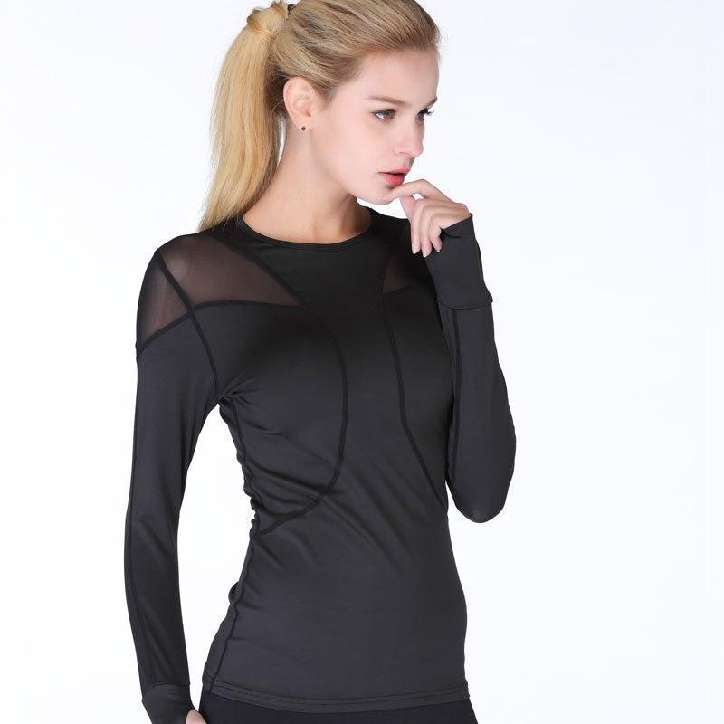 loomrack Quick Dry Breathable Mesh Long Sleeve Yoga Top Yoga Shirts