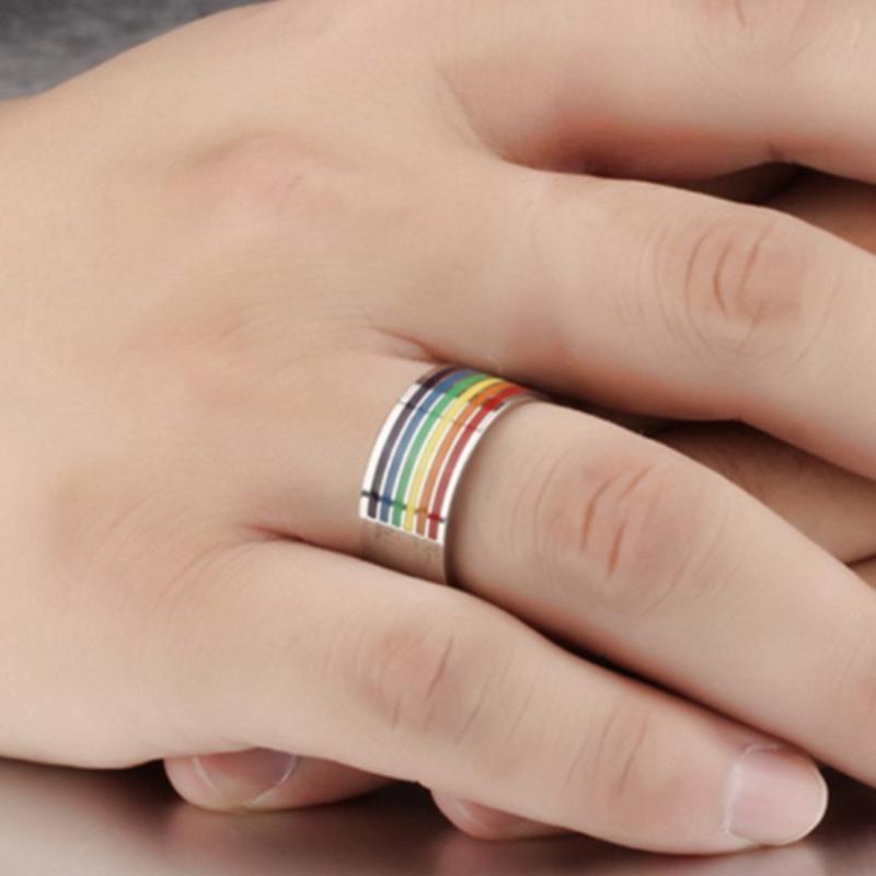 loomrack Rainbow Pride Ring Rings