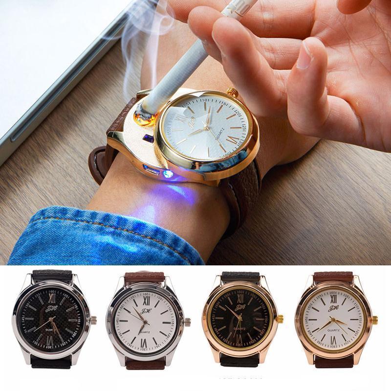 loomrack Rechargeable USB Lighter Watch Quartz Watches