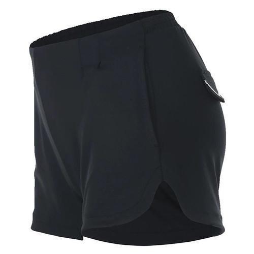 loomrack Reflective Mini Athletic Shorts Yoga Shorts FBF710601 Black / S