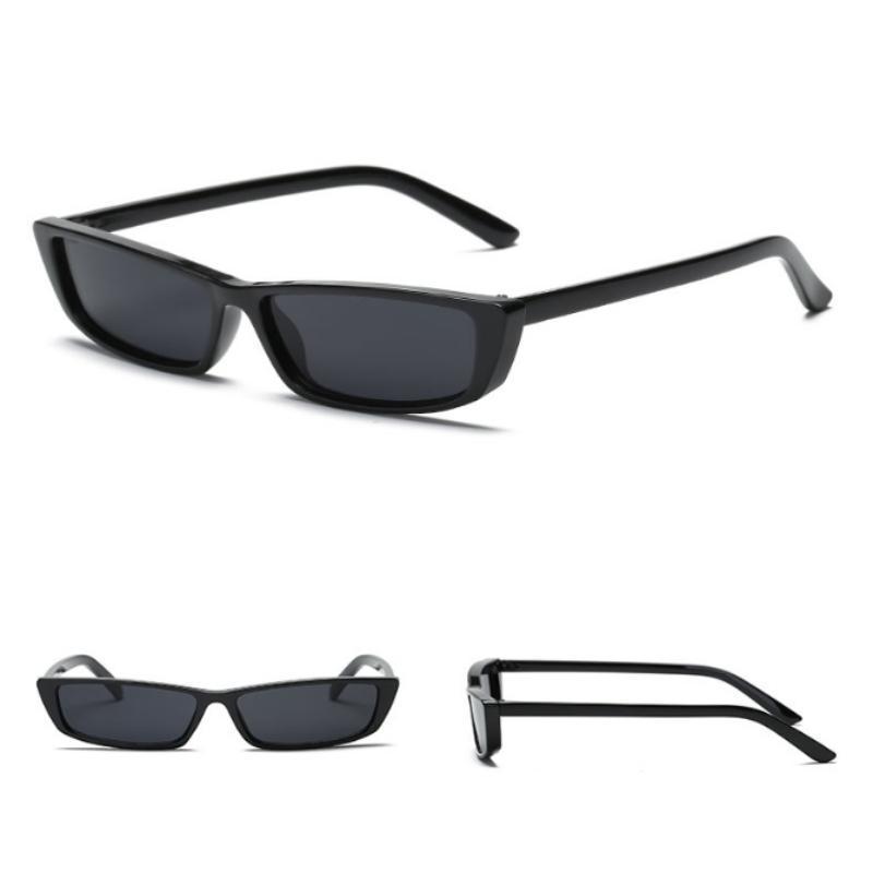 loomrack Retro Micro Lens Rectangle Sunglasses Sunglasses