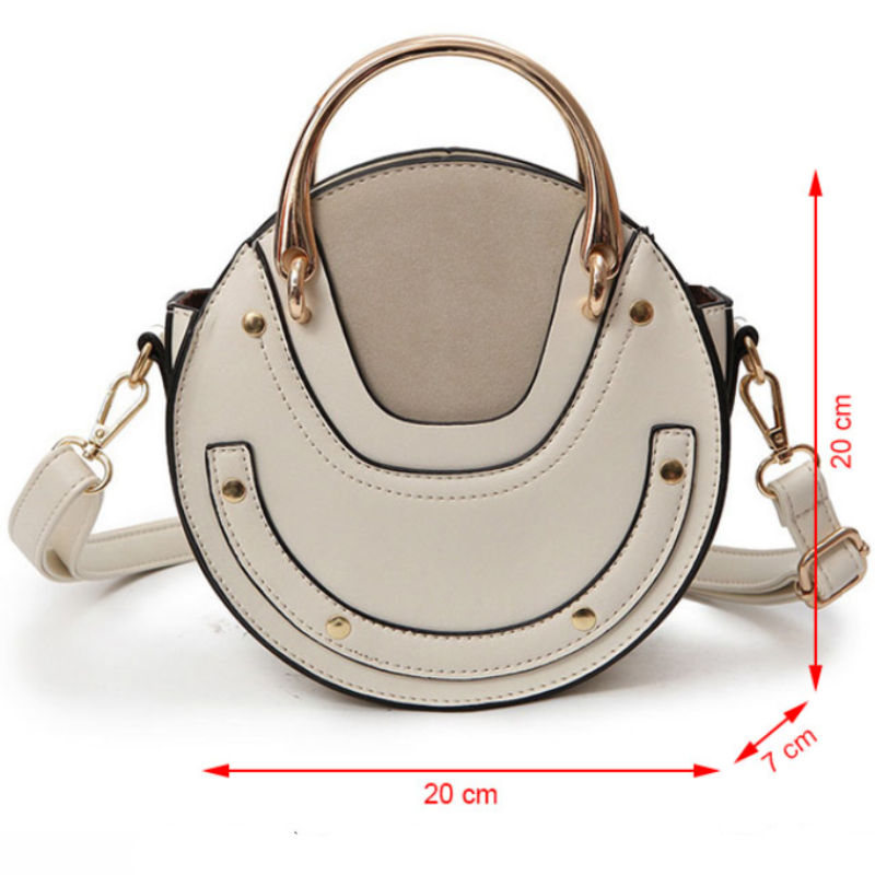 loomrack Retro Round Top Handle Purse Shoulder Bags