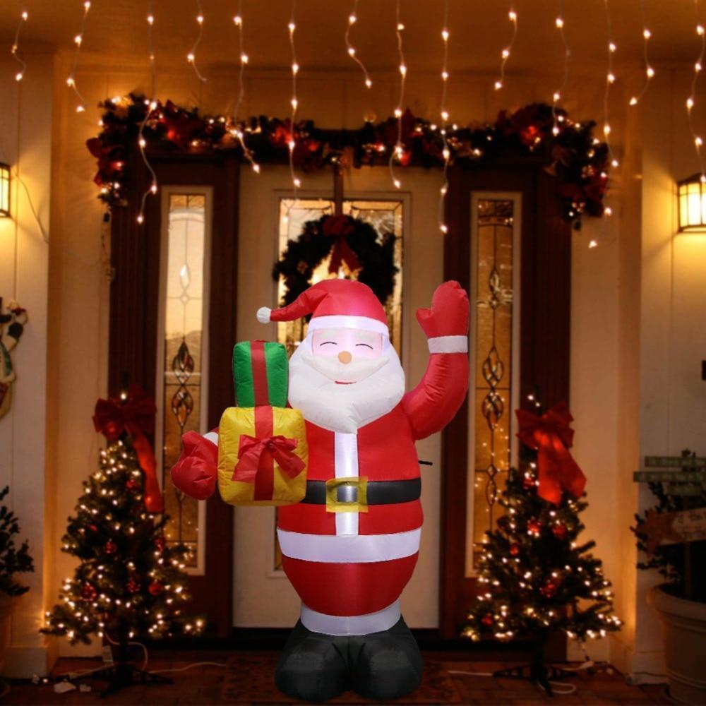 loomrack Santa Inflatable Lawn Decoration Christmas Accessories