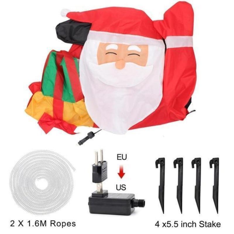 loomrack Santa Inflatable Lawn Decoration Christmas Accessories EU