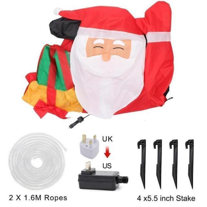 loomrack Santa Inflatable Lawn Decoration Christmas Accessories UK
