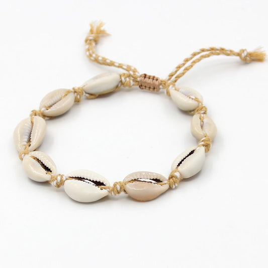 loomrack Seashell Rope Ankle Bracelet Ankle Bracelets