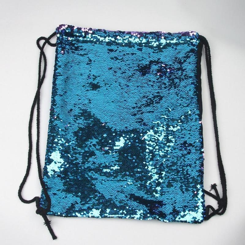 Sequin Drawstring Bag