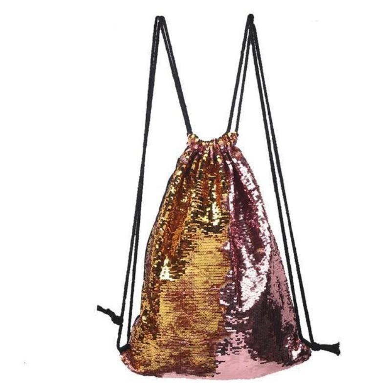 loomrack Sequin Drawstring Bag Backpacks C