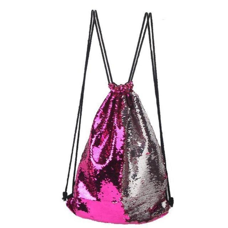 loomrack Sequin Drawstring Bag Backpacks E