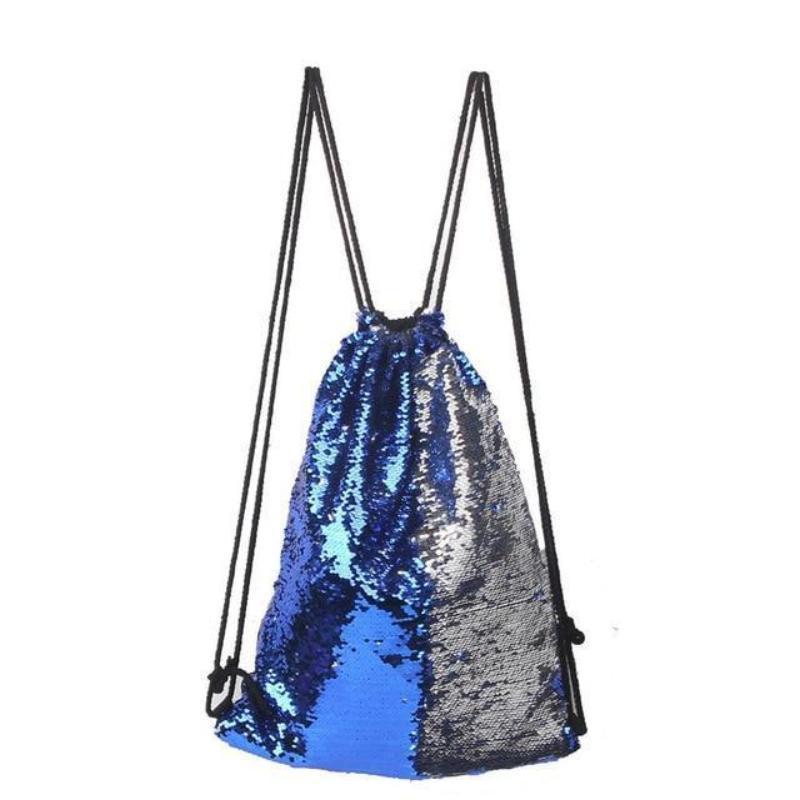 Sequin Drawstring Bag