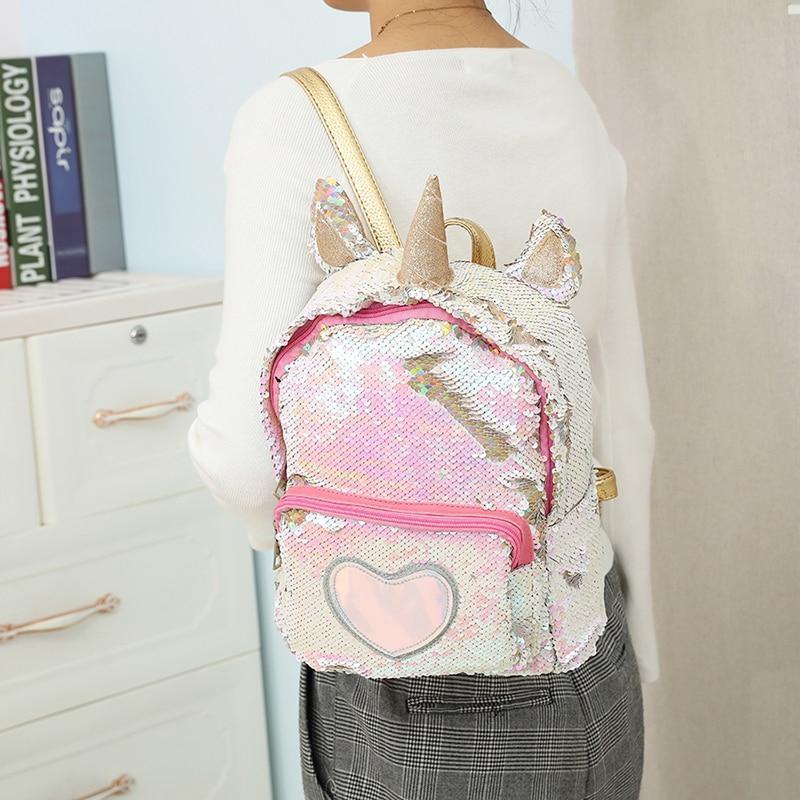 loomrack Sequin Unicorn Backpack Backpacks