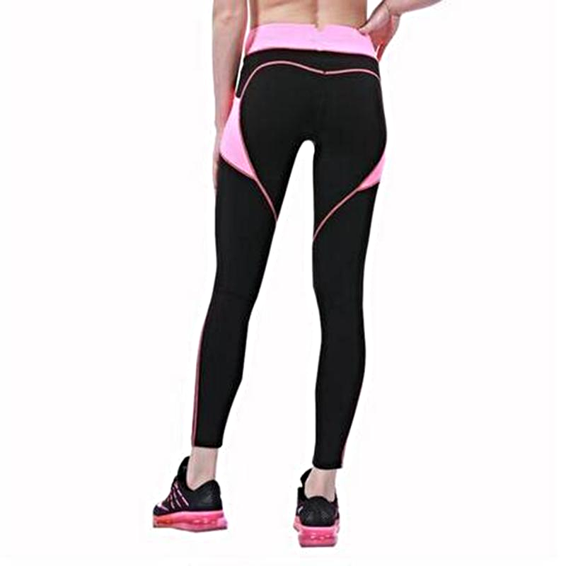 loomrack Side-Pocket Heart  Leggings Leggings Black & Pink / S