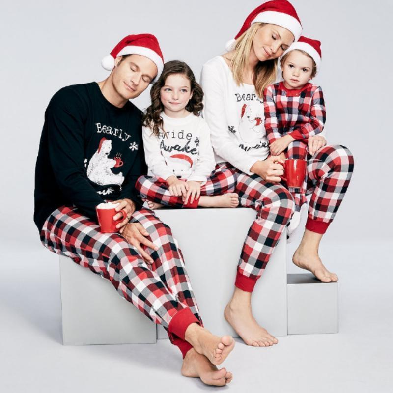 loomrack Sleepy Parents Matching Family Christmas Pajamas Matching Family Outfits