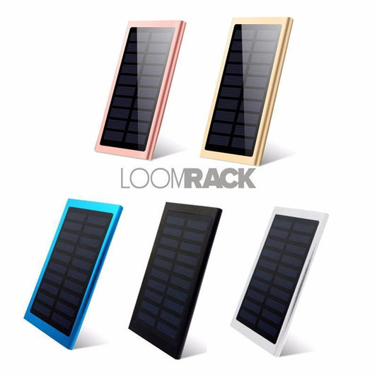 loomrack Solar Powered Portable Phone Charger Mobile Accessories