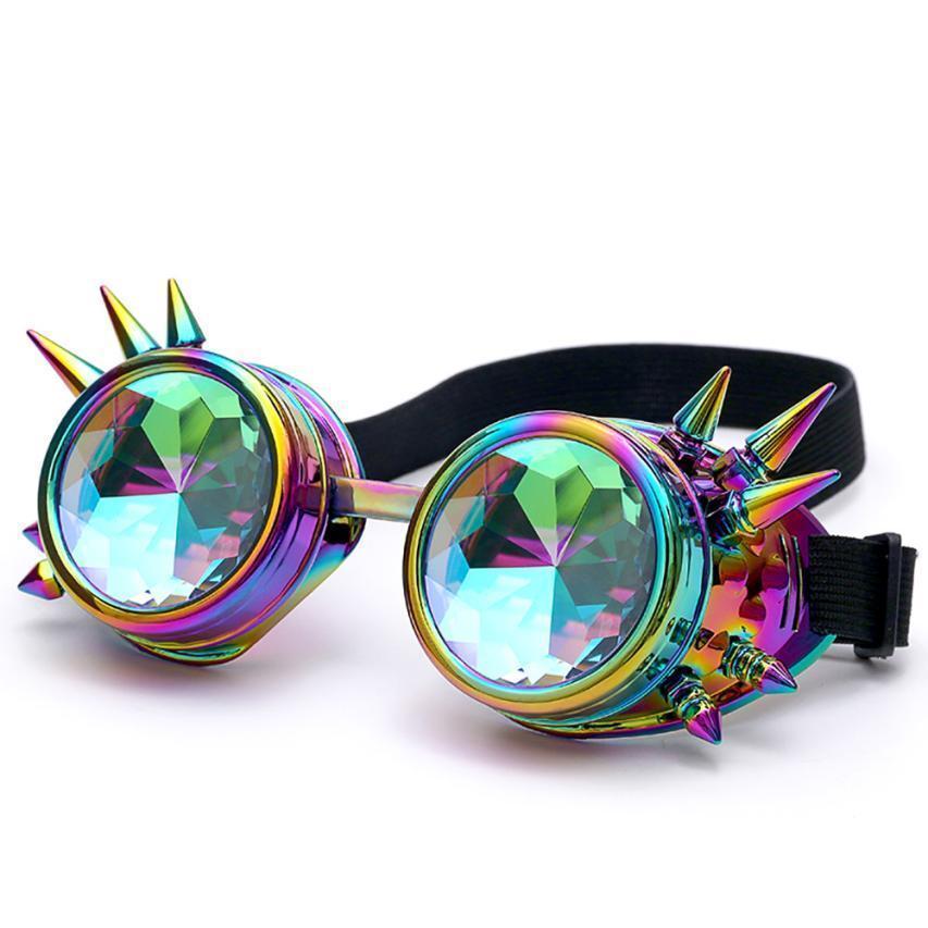 loomrack Spiked Kaleidoscope Sunglasses Sunglasses