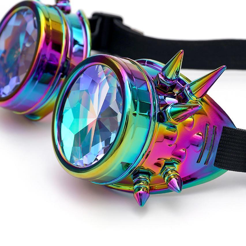 loomrack Spiked Kaleidoscope Sunglasses Sunglasses