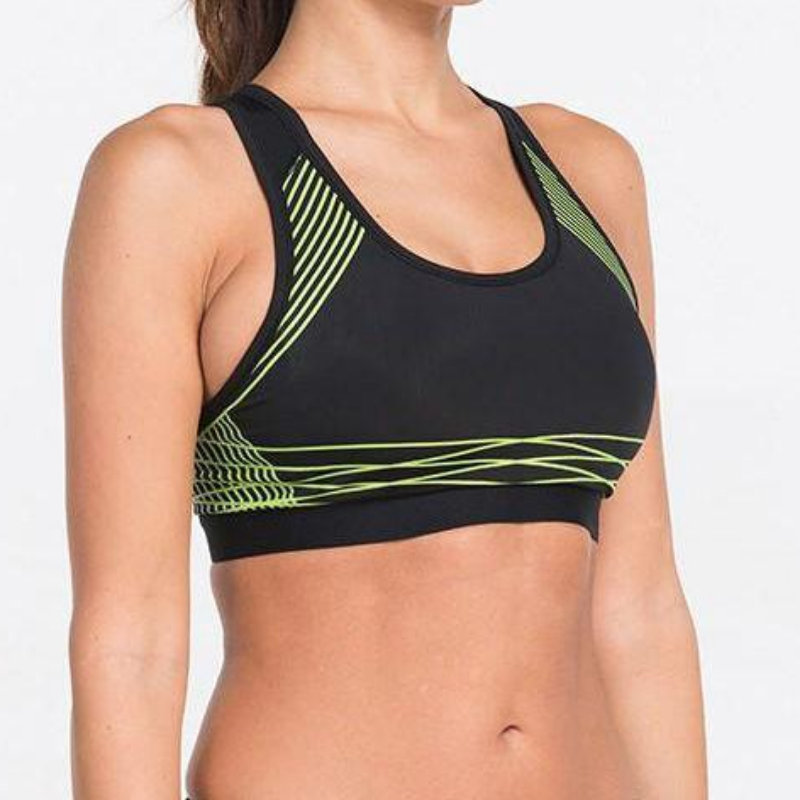 loomrack Spiral Reflective Sports Bra Sports Bras