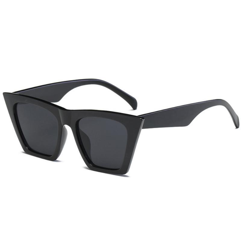 loomrack Squared Cat Eye Frames Sunglasses Black