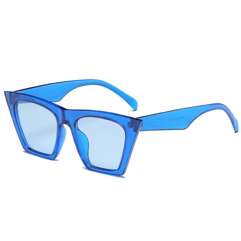 loomrack Squared Cat Eye Frames Sunglasses Blue