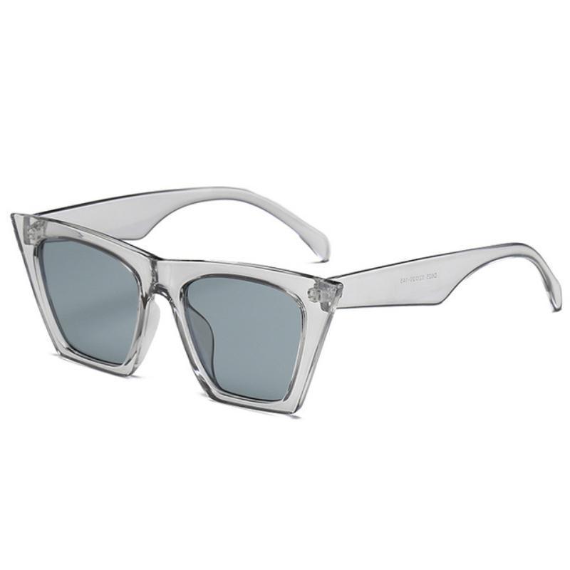 loomrack Squared Cat Eye Frames Sunglasses Gray