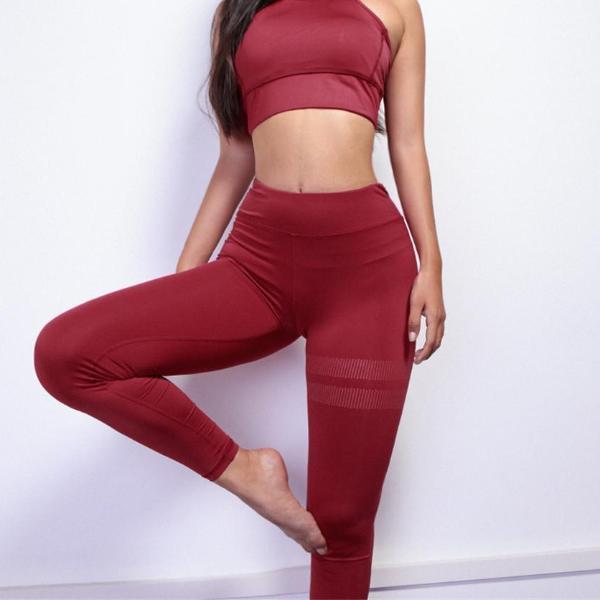 loomrack Striped Thigh Yoga Set Yoga Sets