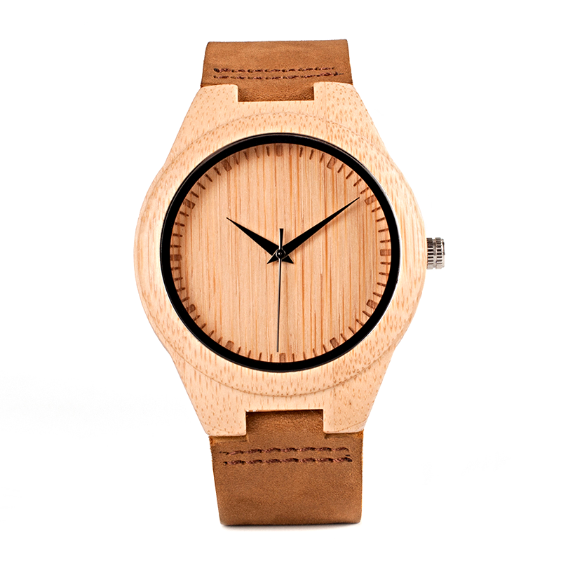 loomrack Sub-Saharan Bamboo Wristwatch Quartz Watches