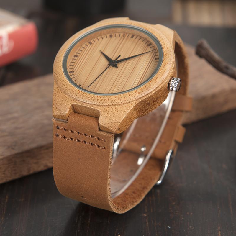 loomrack Sub-Saharan Bamboo Wristwatch Quartz Watches