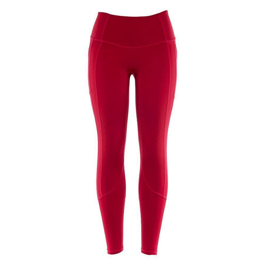 loomrack Super High Waist Leggings with Pockets Leggings Red / S