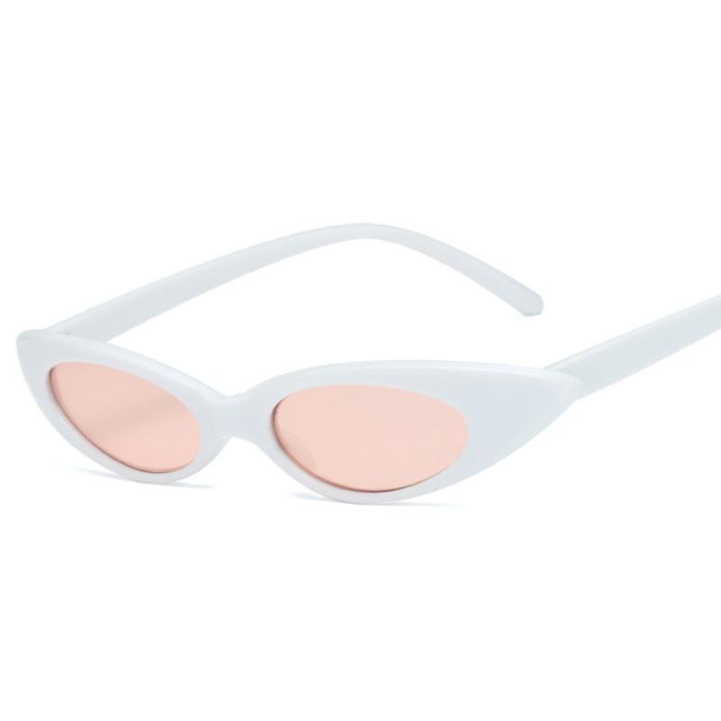 loomrack Swim Shady Small Frame Sunglasses Sunglasses White-Pink