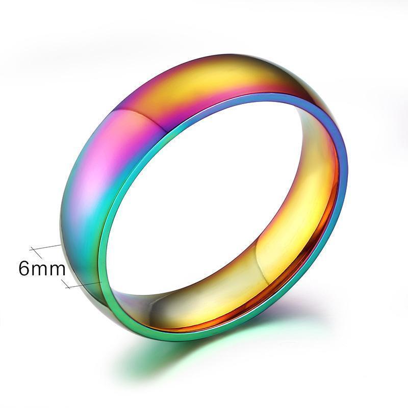 loomrack Titanium Pride Ring Rings