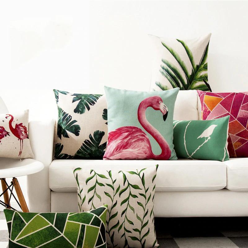 loomrack Tropical Cushion Covers Home Accessories