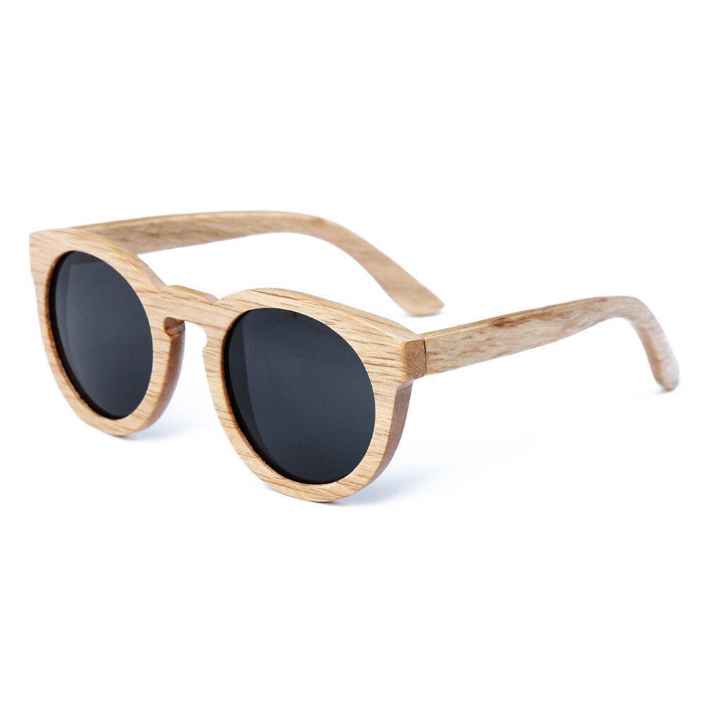 loomrack Unisex Multi-Color Lens Bamboo Shades Sunglasses black lens