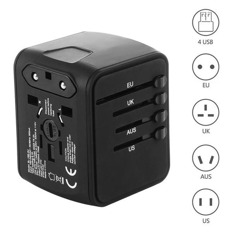 loomrack Universal Travel Adapter Travel Accessories