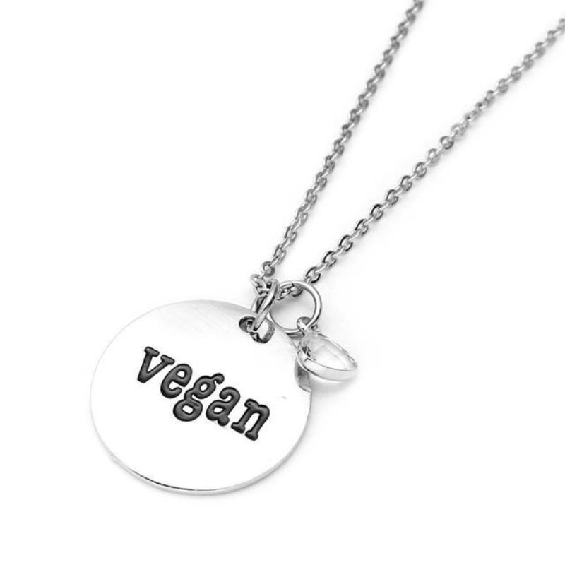 loomrack Vegan Necklace Pendant Necklaces Style 2 White