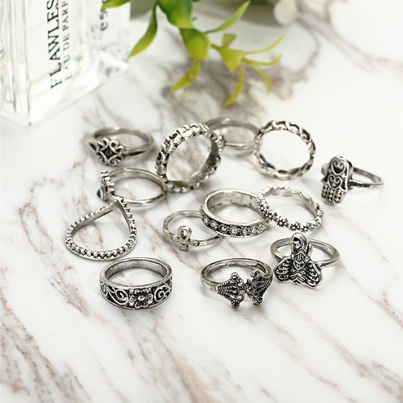 loomrack Vintage Bohemian Ring Sets Rings