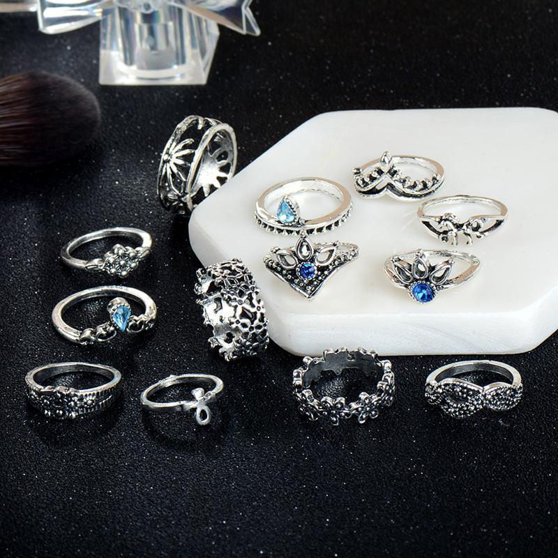 loomrack Vintage Bohemian Ring Sets Rings