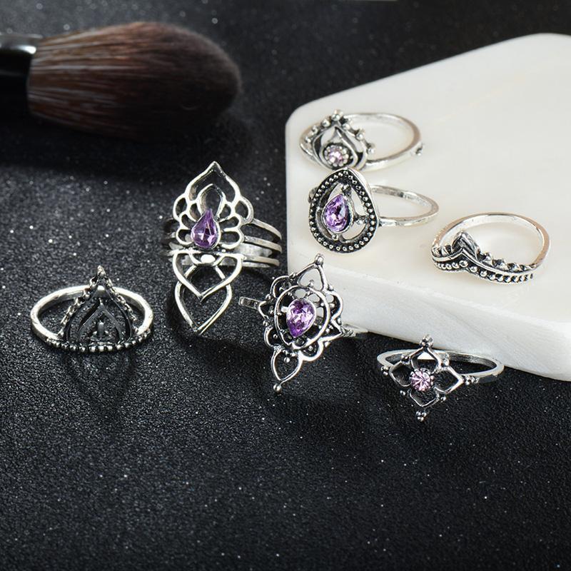 loomrack Vintage Bohemian Ring Sets Rings